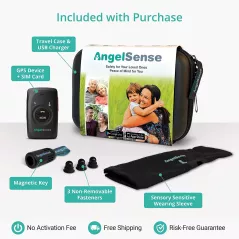 AngelSense Gardien GPS: Sécurité et Tranquillité dEsprit pour les Ainés et Personnes Atteintes de Démence
